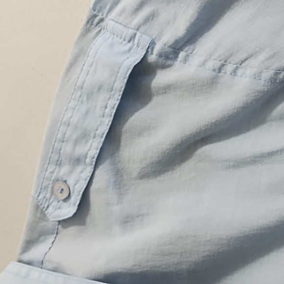 Sovereign Code Roll Sleeve Light Weight Safari Style Chambray Shirt Extra Large - Picture 12 of 14